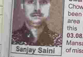 Sanjay Saini missing from Delhi New Delhi