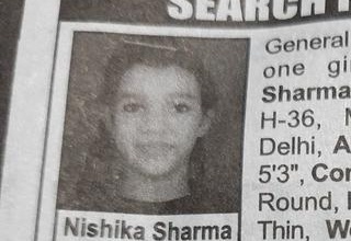 Nishika Sharma missing from Delhi New Delhi