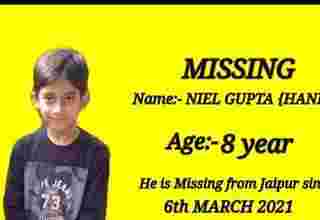 Niel Gupta missing from Jaipur Rajasthan