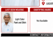 C Sivaramaraju missing from TIRUPATHI Andhra Pradesh