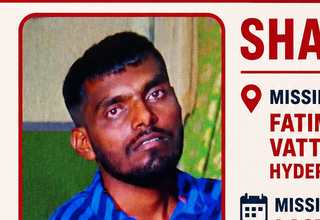Shaik lala missing from Hyderabad Telangana